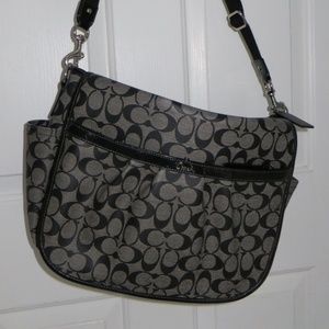 Coach signature messenger diaper bag like new!